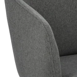 Krzesło Molto szare ciemne tapicerowane