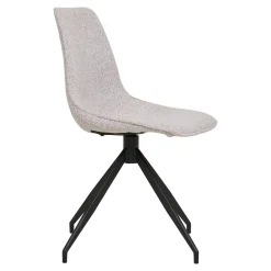 Krzesło Monaco obrotowe beżowe boucle/  czarne