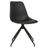 Krzesło Monaco obrotowe czarne PU/  czarne