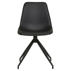 Krzesło Monaco obrotowe czarne PU/  czarne