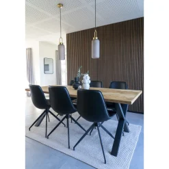 Krzesło Monaco obrotowe czarne PU/  czarne