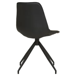 Krzesło Monaco obrotowe czarne PU/  czarne