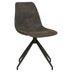 Krzesło Monaco obrotowe szare vintage/  czarne