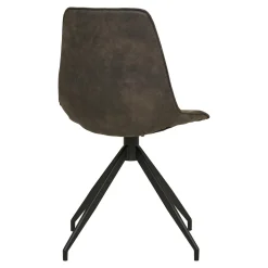 Krzesło Monaco obrotowe szare vintage/  czarne