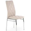 Krzesło Montana beżowe/chrom
