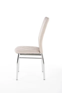 Krzesło Montana beżowe/chrom