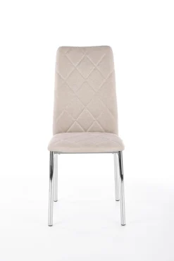 Krzesło Montana beżowe/chrom