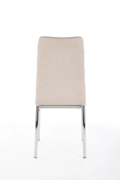 Krzesło Montana beżowe/chrom