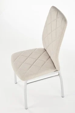 Krzesło Montana beżowe/chrom