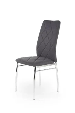 Krzesło Montana szare ciemne/chrom