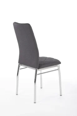 Krzesło Montana szare ciemne/chrom