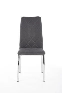 Krzesło Montana szare ciemne/chrom