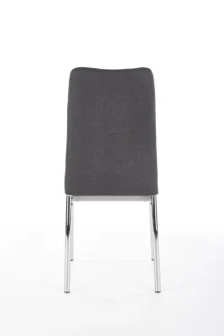 Krzesło Montana szare ciemne/chrom