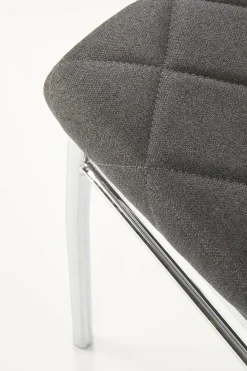 Krzesło Montana szare ciemne/chrom