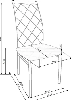 Krzesło Montana szare ciemne/chrom