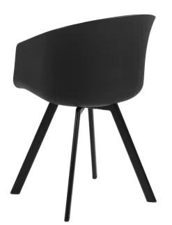Krzesło Moon czarny/ szary