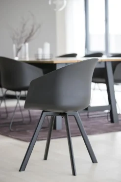 Krzesło Moon czarny/ szary