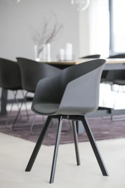 Krzesło Moon czarny/ szary