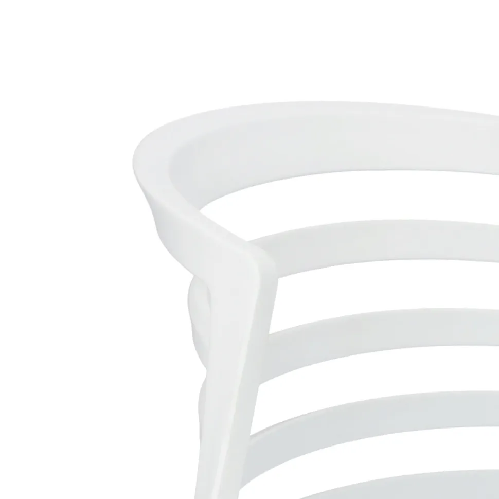 Krzesło Muna białe z tworzywa