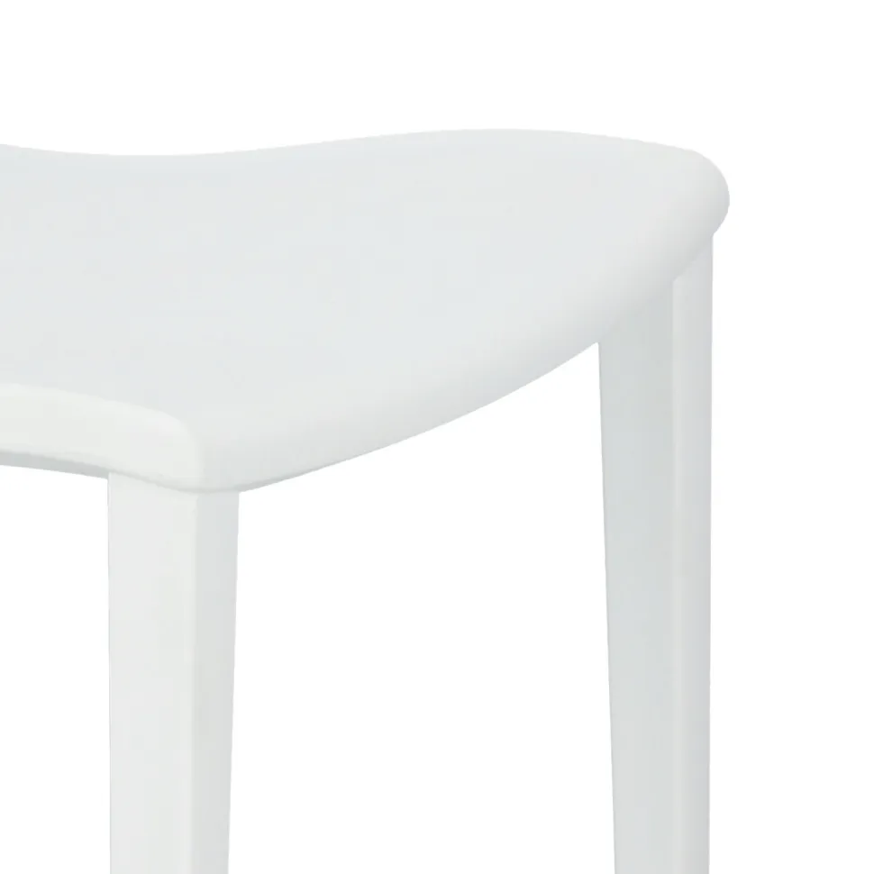 Krzesło Muna białe z tworzywa