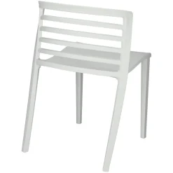 Krzesło Muna białe z tworzywa