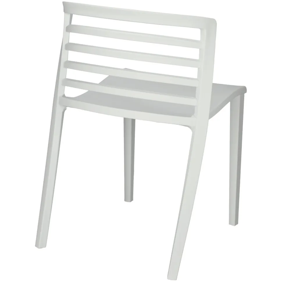 Krzesło Muna białe z tworzywa