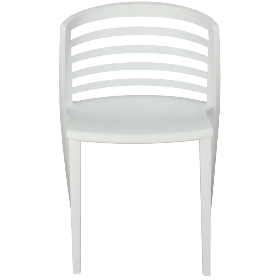 Krzesło Muna białe z tworzywa
