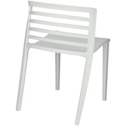 Krzesło Muna białe z tworzywa