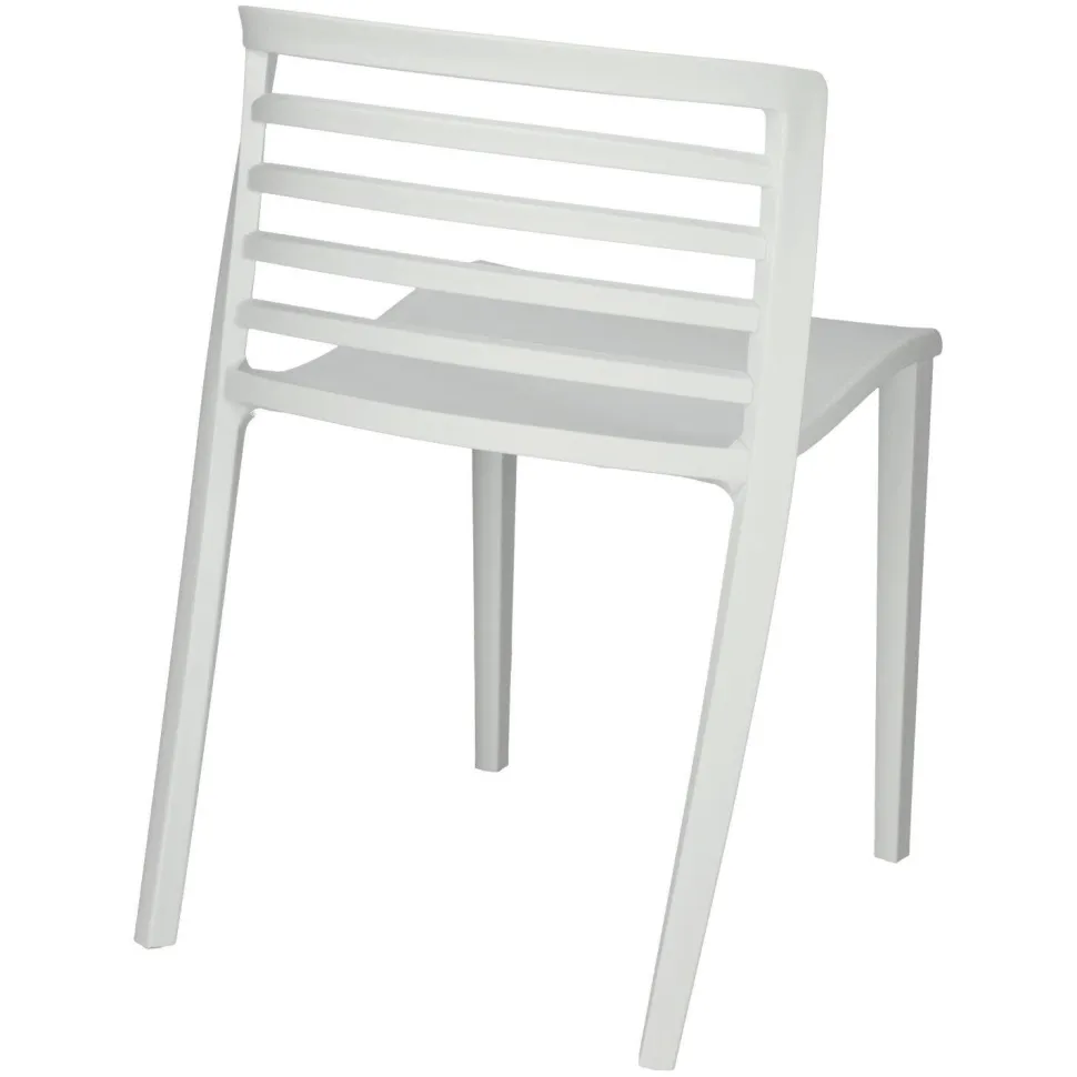 Krzesło Muna białe z tworzywa