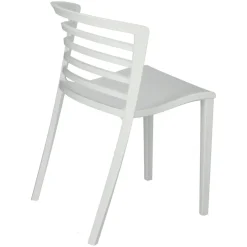 Krzesło Muna białe z tworzywa