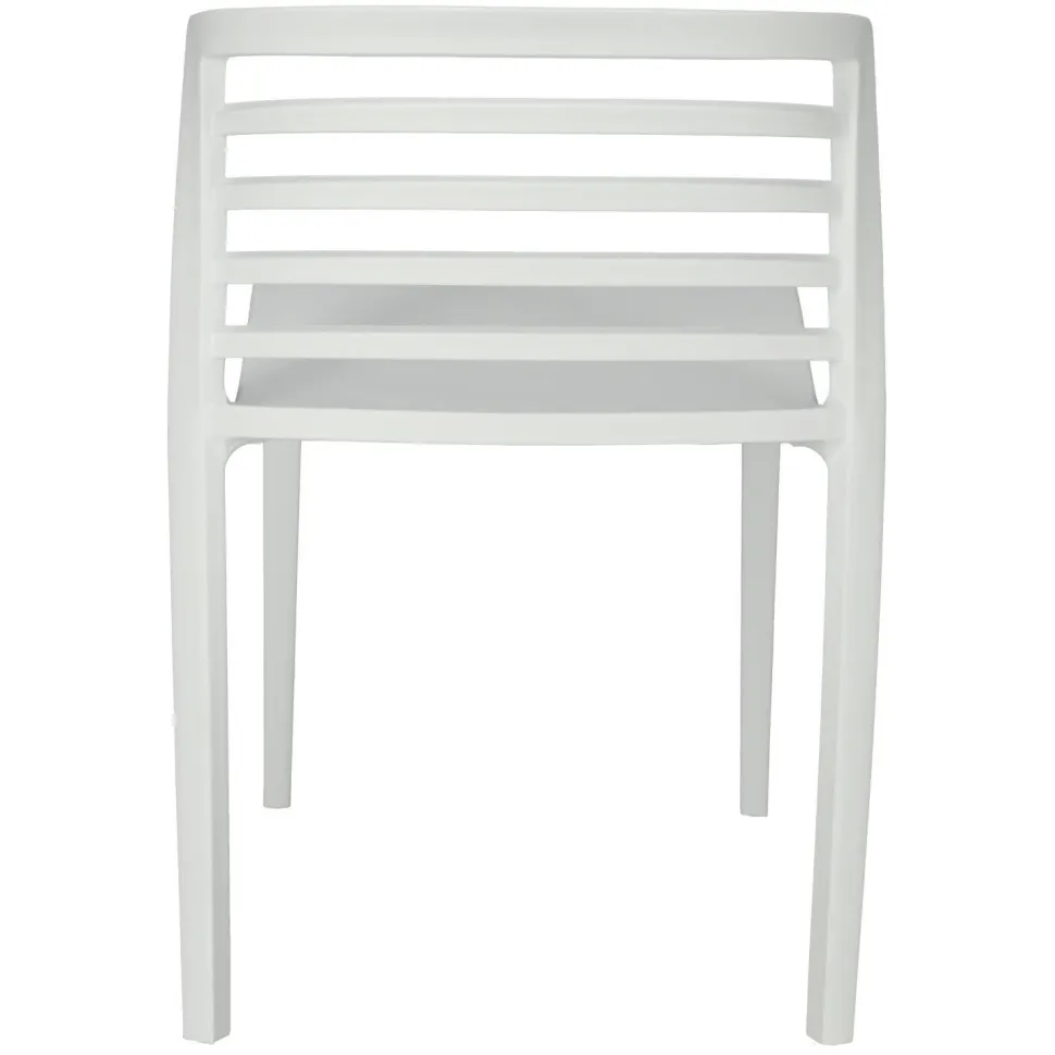 Krzesło Muna białe z tworzywa