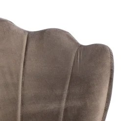 Krzesło muszelka Fiona VIC szara