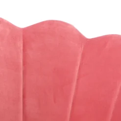 Krzesło muszelka Fiona VIC różowy jasny