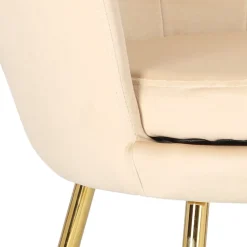 Krzesło muszelka Florencja VIC beżowa