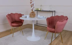 Krzesło muszelka Florencja VIC beżowa