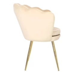 Krzesło muszelka Florencja VIC beżowa