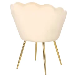 Krzesło muszelka Florencja VIC beżowa