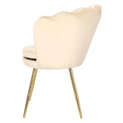 Krzesło muszelka Florencja VIC beżowa