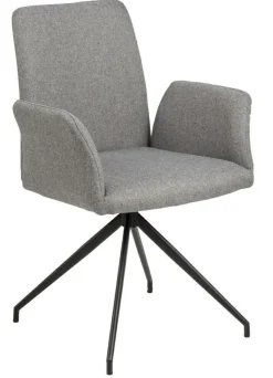 Krzesło Naya dark grey tapicerowane