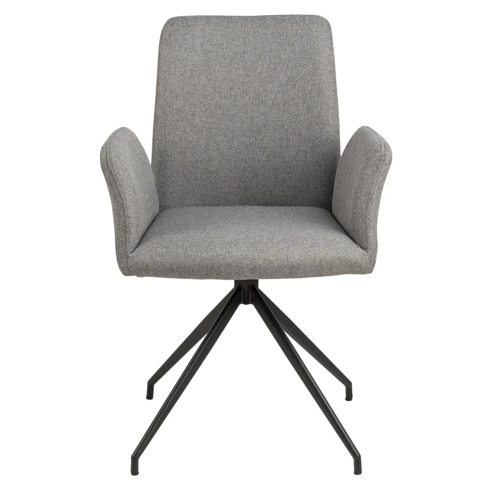 Krzesło Naya light grey tapicerowane