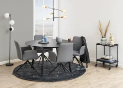 Krzesło Naya light grey tapicerowane