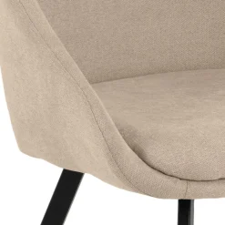 Krzesło Nils beżowy ciemny/czarny