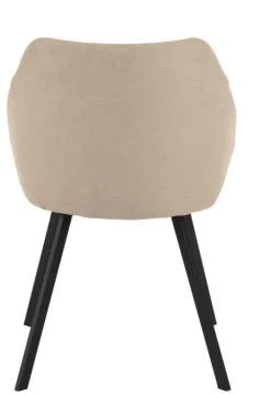 Krzesło Nils beżowy ciemny/czarny