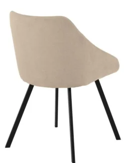Krzesło Nils beżowy ciemny/czarny