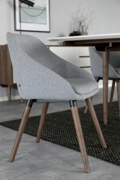 Krzesło Nils szary jasny/naturalny