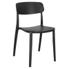 Krzesło Nopie black z tworzywa