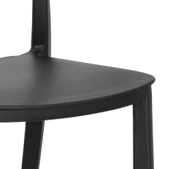 Krzesło Nopie black z tworzywa