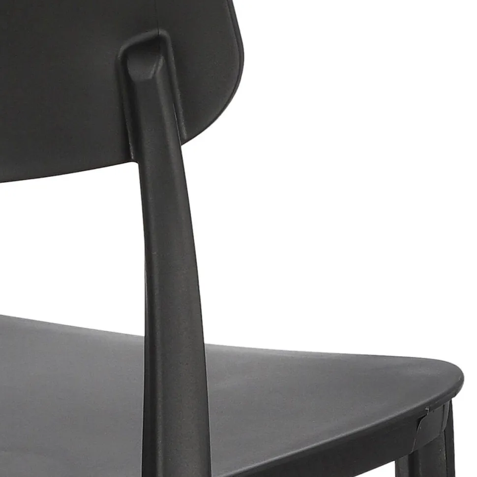 Krzesło Nopie black z tworzywa