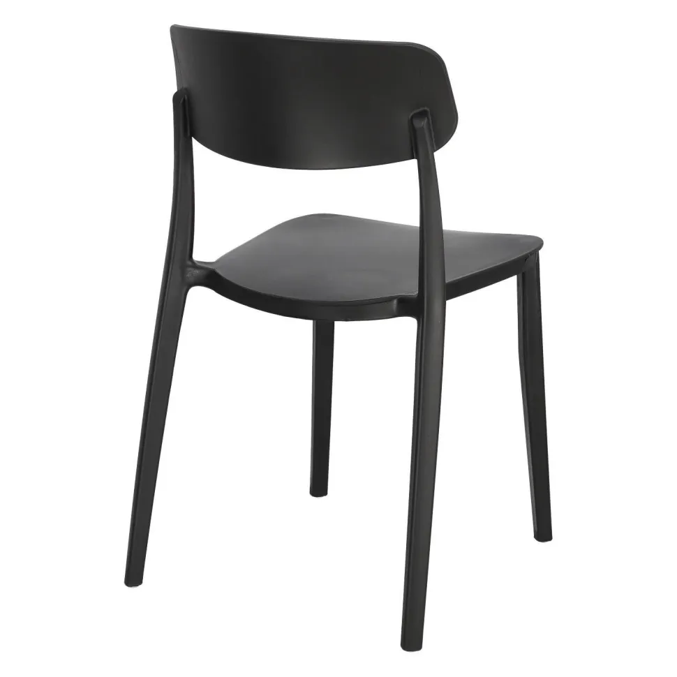 Krzesło Nopie black z tworzywa