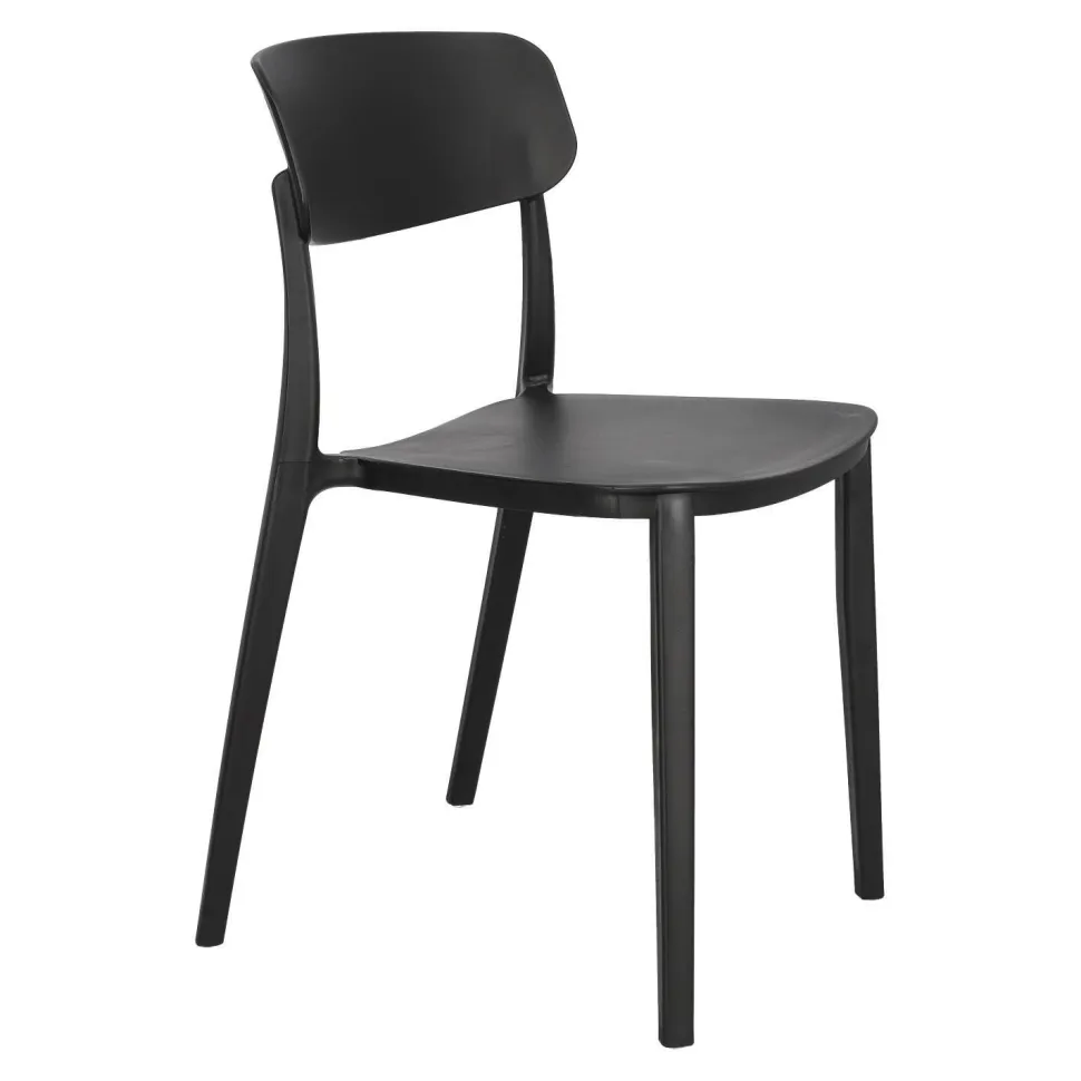 Krzesło Nopie black z tworzywa